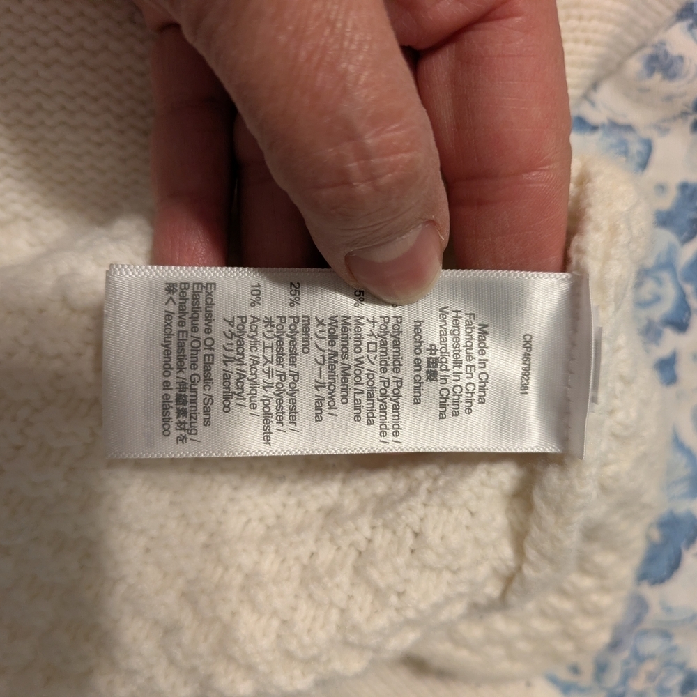 Madewell Cream Turtleneck Sweater - Picture 5 of 9